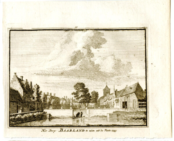 Baarland in 1745, uit 'Het verheerlykt Nederland...', afb. 2