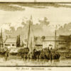 De haven van Bruinisse in 1745, uit 'Het verheerlykt Nederland...', afb. 1