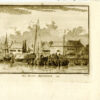 De haven van Bruinisse in 1745, uit 'Het verheerlykt Nederland...', afb. 2