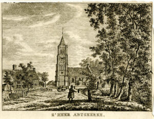 's-Heer Abtskerke, uit 'Vaderlandsche gezichten of afbeeldingen...', afb. 1
