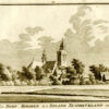 Yerseke in 1743, uit 'Het verheerlykt Nederland...', afb. 1