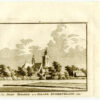 Yerseke in 1743, uit 'Het verheerlykt Nederland...', afb. 2