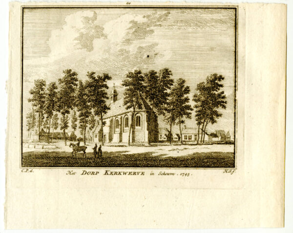 Kerkwerve in 1745, uit 'Het verheerlykt Nederland...', afb. 2
