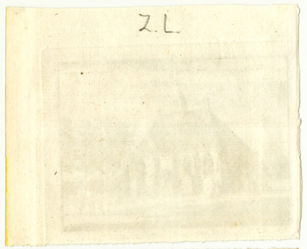 De kerk van Sint Laurens, in 1743, uit 'Het verheerlykt Nederland...', afb. 3