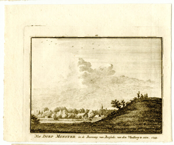 De Vliedberg bij Borssele, in 1743, uit 'Het verheerlykt Nederland...', afb. 2
