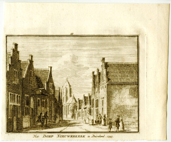Nieuwerkerk, in 1745, uit 'Het verheerlykt Nederland...', afb. 2