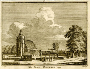 Renesse, in 1745, uit 'Het verheerlykt Nederland...', afb. 1