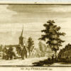 Oudelande, in 1745, uit 'Het verheerlykt Nederland...', afb. 1