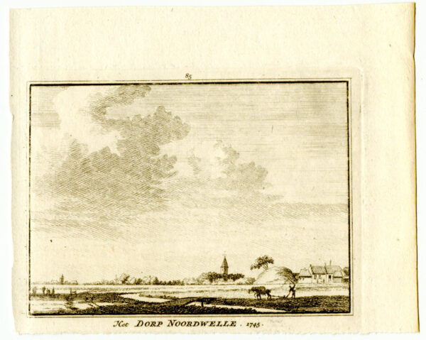 Noordwelle, in 1745, uit 'Het verheerlykt Nederland...', afb. 2