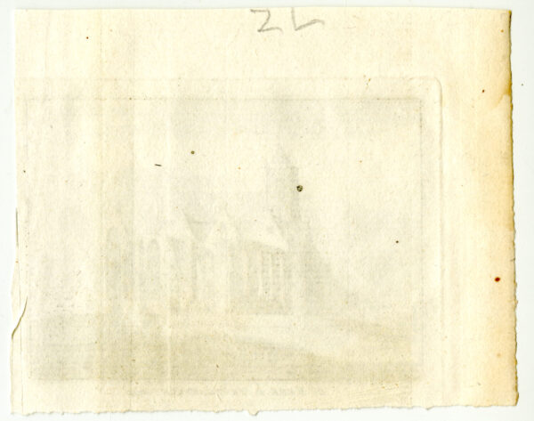 De Sint-Niklaaskerk van Westkapelle, in 1743, uit 'Het verheerlykt Nederland...', afb. 3