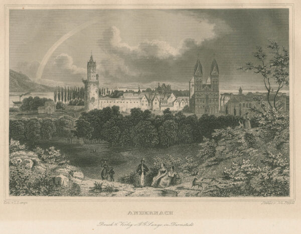 Andernach, door Ludwig Lange (1808-1868), Afb.1