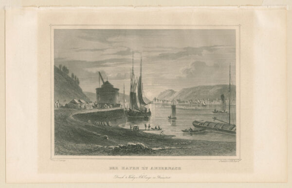 De haven van Andernach, door Ludwig Lange (1808-1868), Afb.2