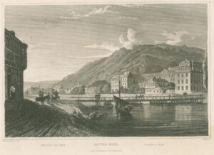 De baden in Bad Ems, door William Tombleson (1795 - c. 1846), Afb.1