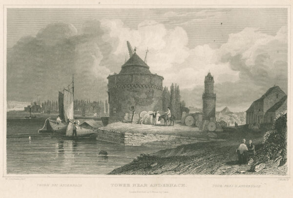 Ronde Toren bij Andernach, door William Tombleson (1795 - c. 1846), Afb.1