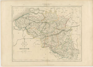 België, getekend en gegraveerd door Joshua Archer, Afb.1