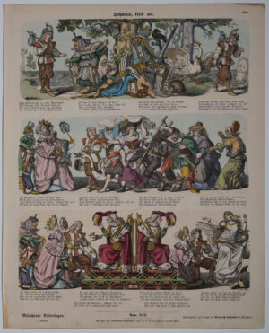 Schwann, kleb' an en Die wunderbare Bärenjagd. (Erster Bogen) in de serie Münchener Bilderbogen (552 en 291), Afb.1