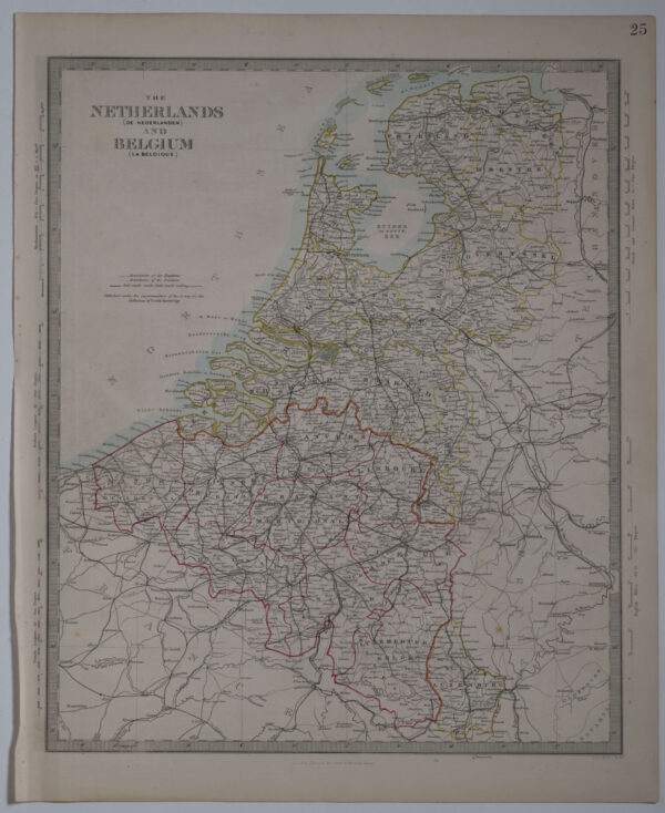 Nederland, België en Luxemburg, uitgegeven onder toezicht van de Society for the Diffusion of Useful Knowledge, Afb.1