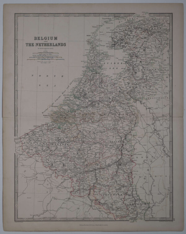 België en Nederland, door Alexander Keith Johnston (1804 – 1871), Afb.1