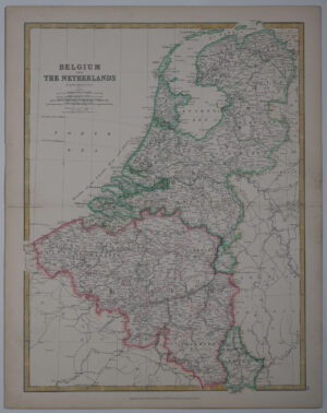 België en Nederland, door Alexander Keith Johnston (1804 – 1871), Afb.1