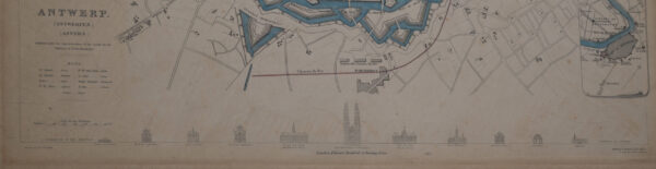 Antwerpen met fortificatie, uitgegeven onder toezicht van de Society for the Diffusion of Useful Knowledge, Afb.3