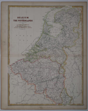 België en Nederland, door Alexander Keith Johnston (1804 – 1871), Afb.1