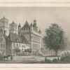 Het raadhuis van Rees, in Noordrijn-Westfalen, uit 'Der Rhein und die Rheinlande ... Von Cöln bis ans Meer', afb.1